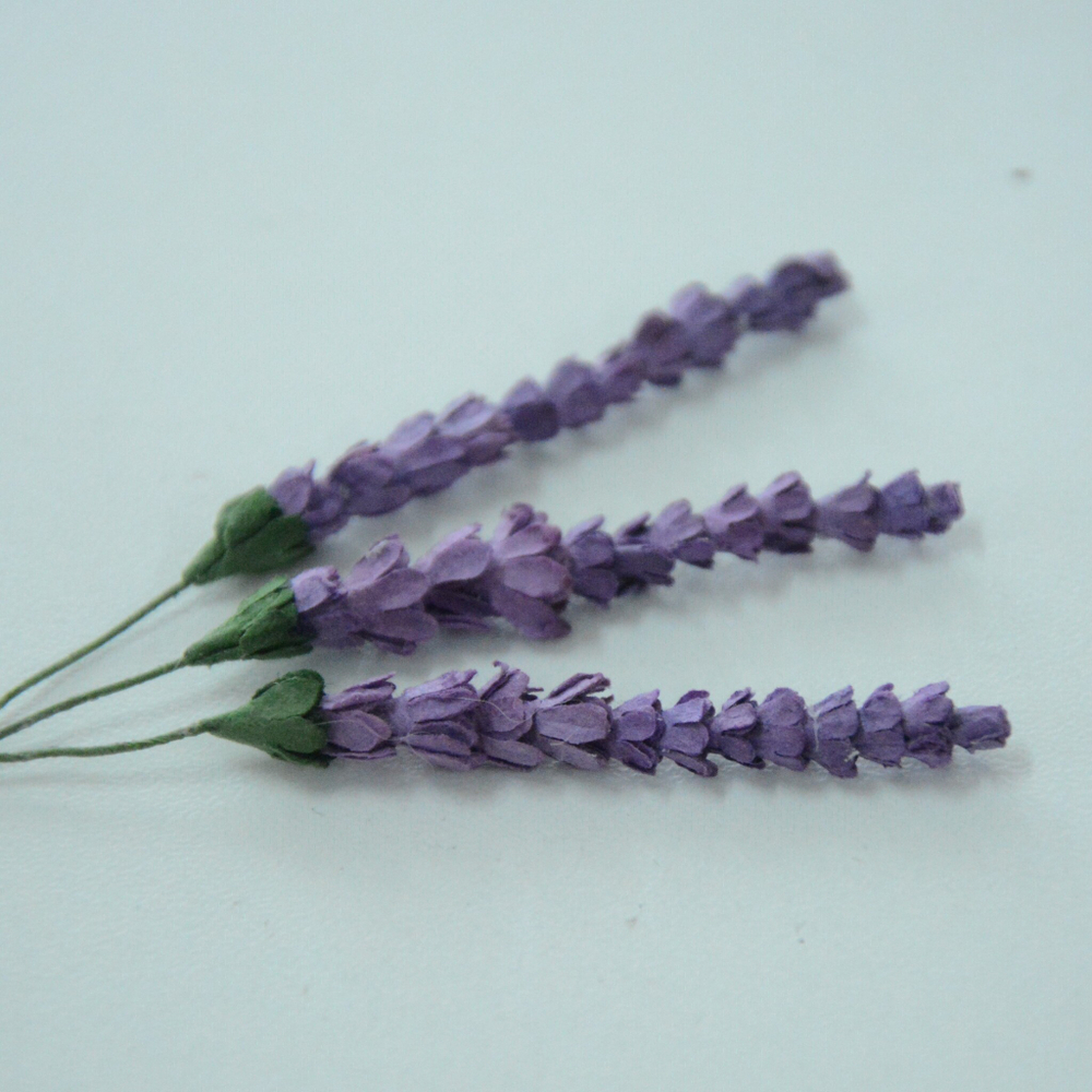 Лаванда веточка 5 см, цвет в ассортименте