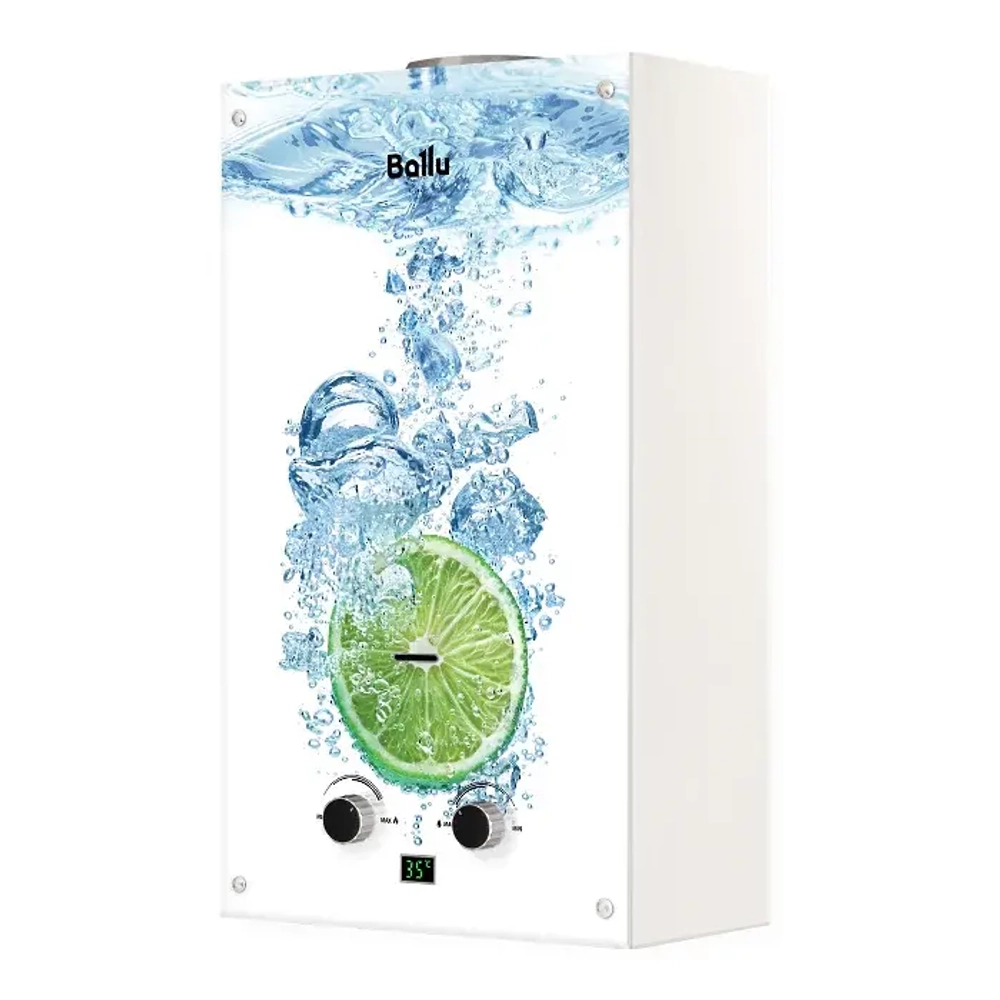 Водонагреватель газовый Ballu GWH 10 Fiery Glass Lime (НС-1584733)