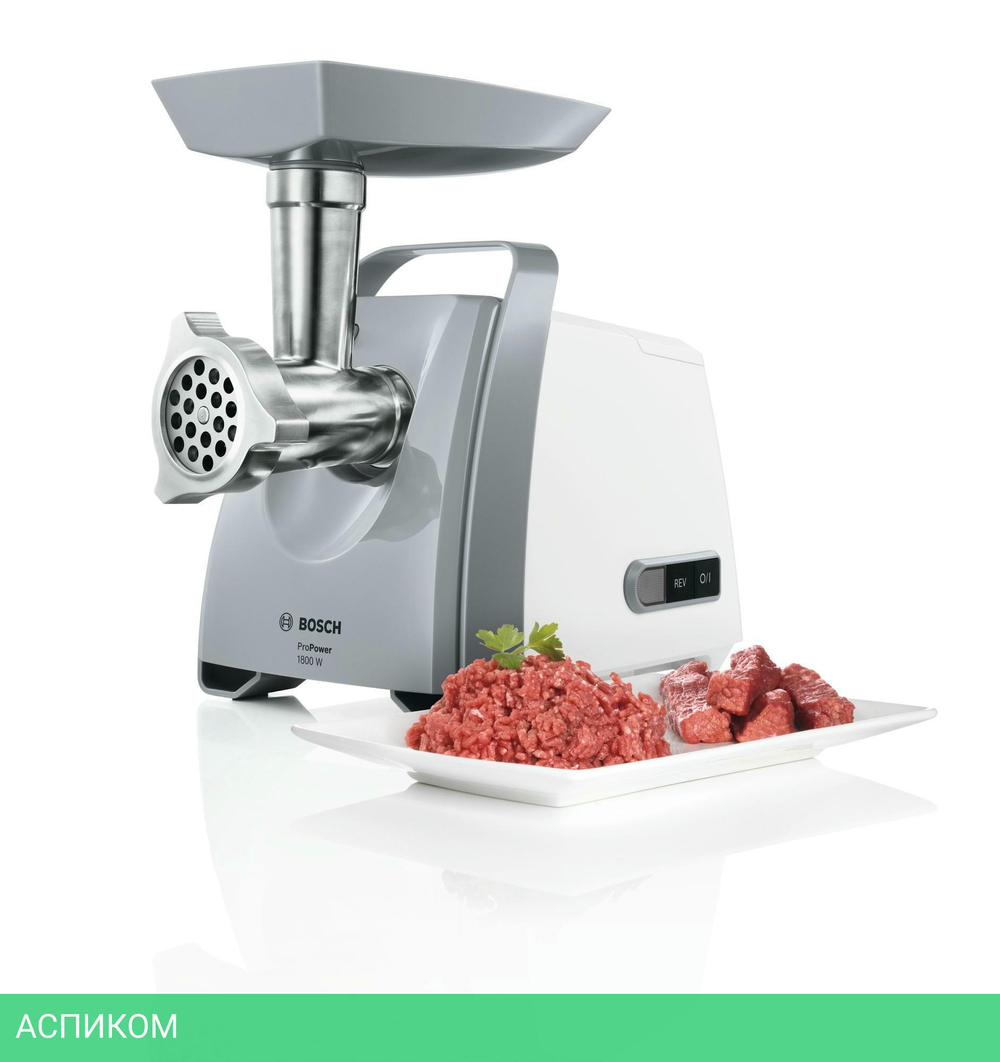 Мясорубка Bosch MFW66020 белый/серый