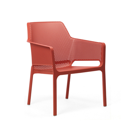 Комплект пластиковой мебели Nardi Net Relax, коралловый