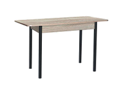 Нью йорк стол обеденный раздвижной / Дуб сонома/черный 900*600 (1200)