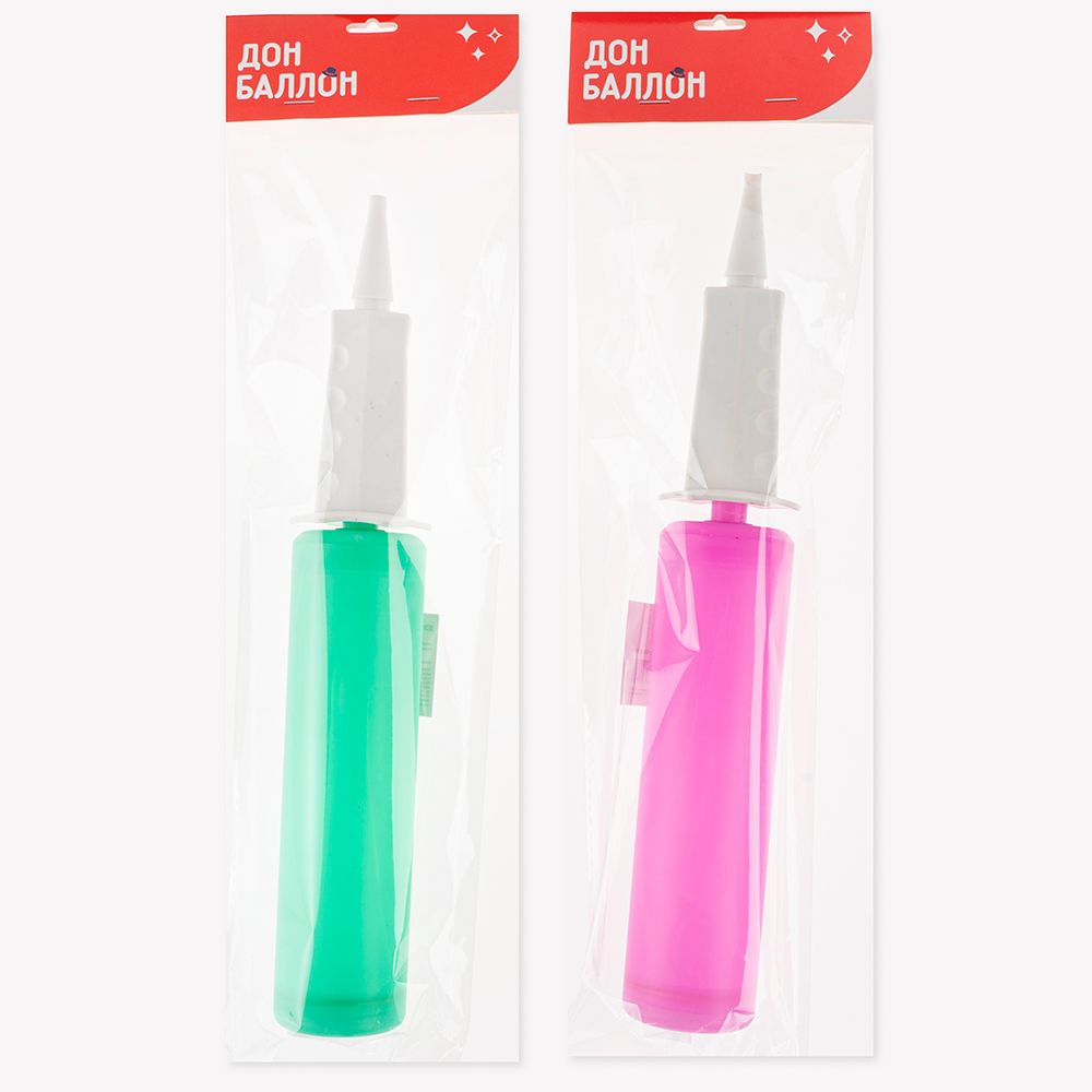 Насос ручной, Профессиональный, 4,9*32,5 см, Розовый, 1 шт.