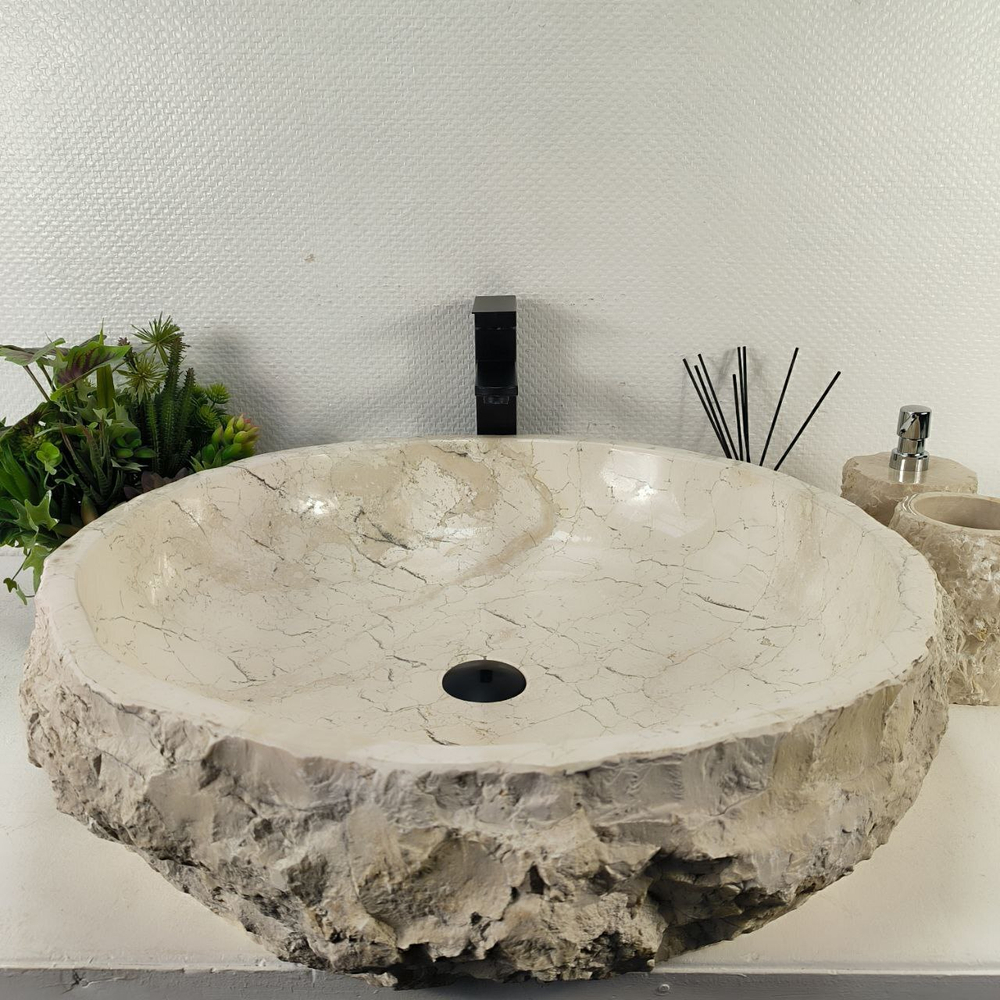 Раковина из мрамора Erozy Cream EM-65025 62*62*16 0878