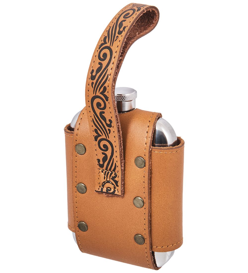 GT-93 Фляжка в чехле «Лучший рыбак» 200 мл