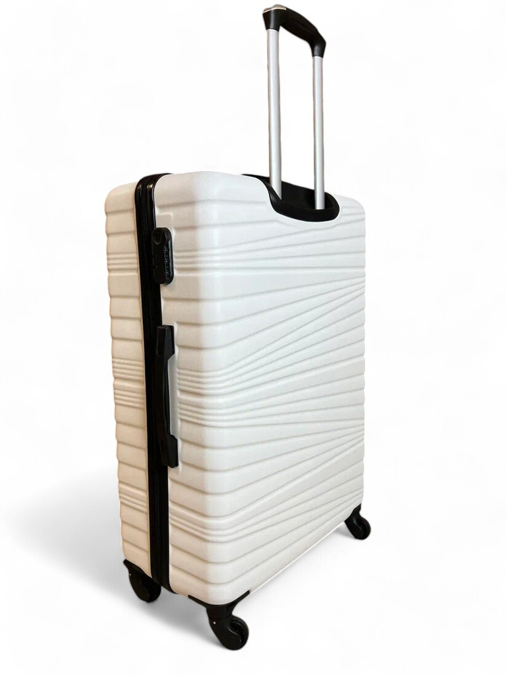 Большой чемодан Bon-Voyage Model Eight, Белый, L