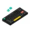 NuPhy Halo75 V2 QMK Mint Switch Obsidian Black