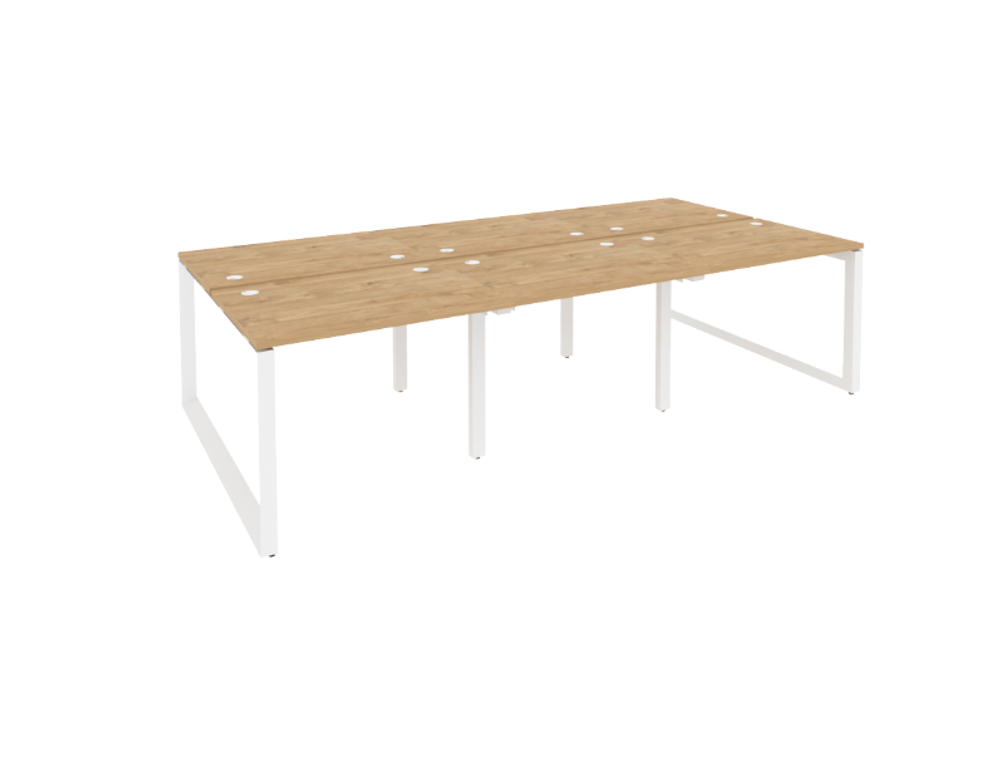 Рабочая станция на О-образном металлическом каркасе 6 мест 1475 Onix