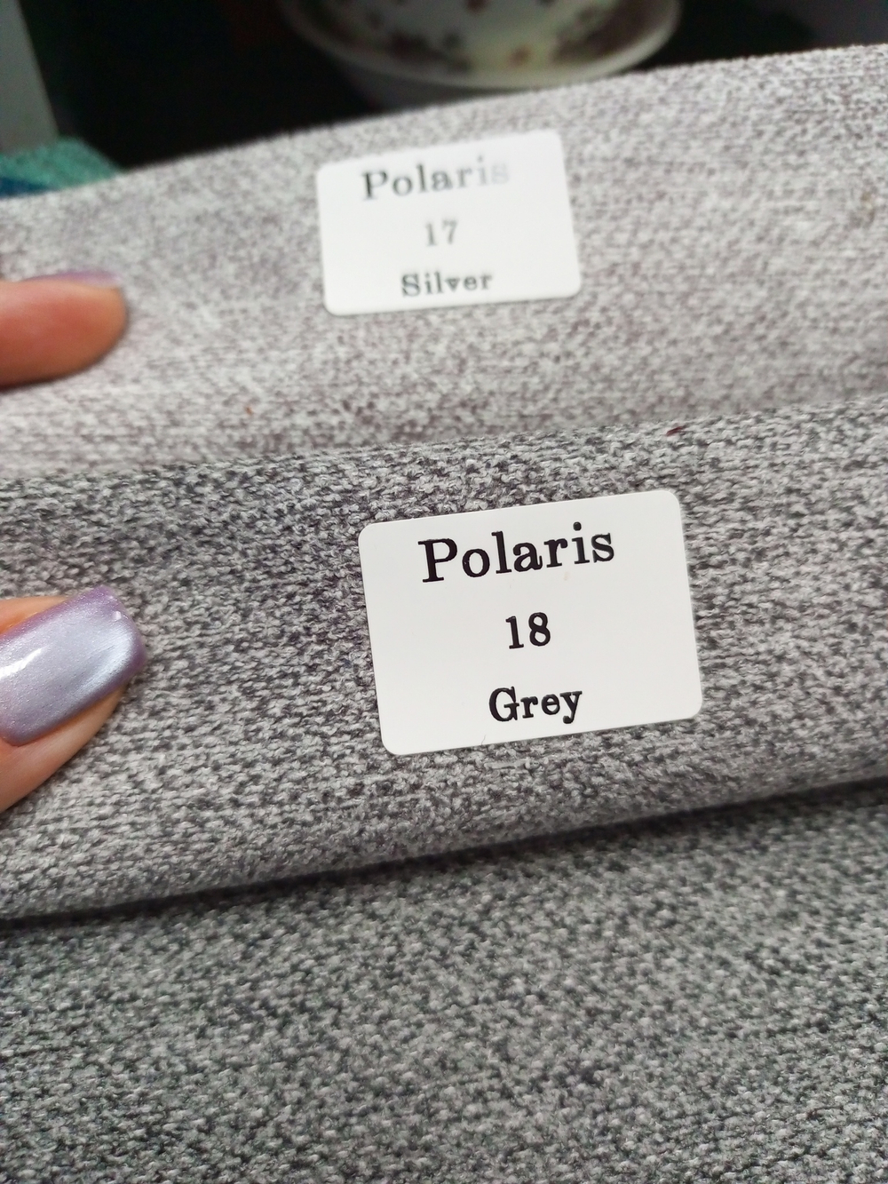 Рогожка Polaris grey (Поларис грей) 18