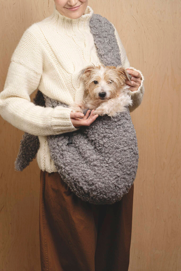 Сумка-слинг "Пони-Кенгурони" Меховая