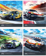 Тетрадь A5 40л. клет. "Авто. King of the ring" в ассорт. (Cпейс)