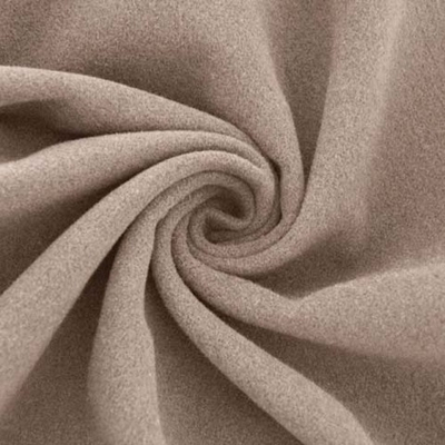 Ткань пальтовая меланж, 402 гр/м2, 88% п/э, 10 % вискоза, 2% спандекс, ш. 150 см, кофе с молоком