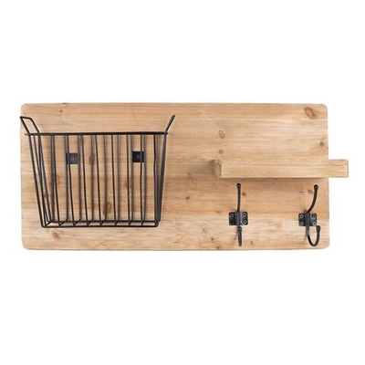 Полка "Алексис" 58x11x28см Дерево, металл