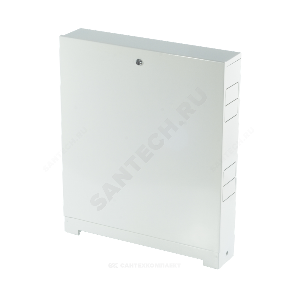 Шкаф коллекторный наружный сталь ШРН-2 550х118х652-715мм RAL 9016 (Белый) Wester 0-32-1020