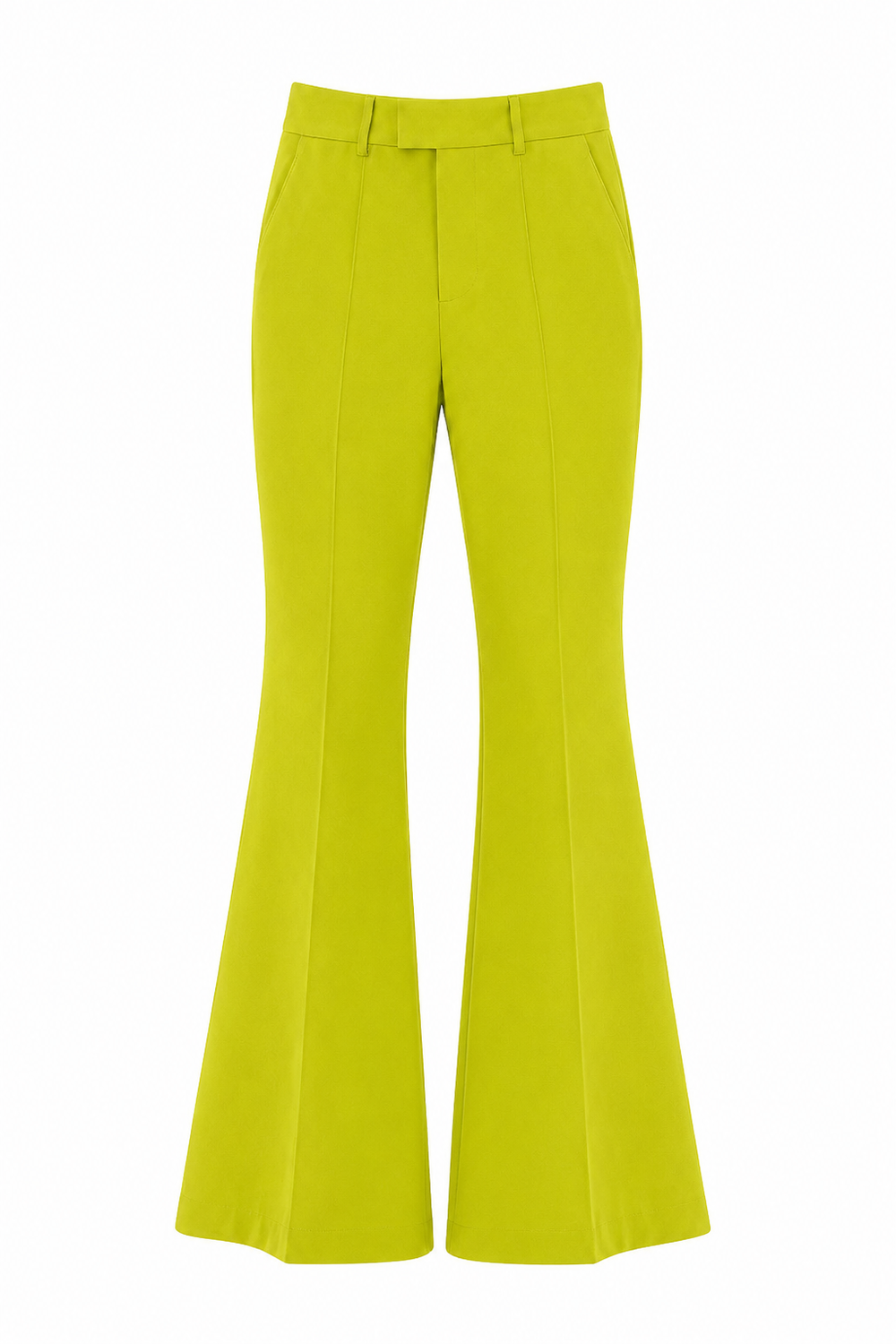 ITALY K (LUMINA) брюки клёш - салатовый