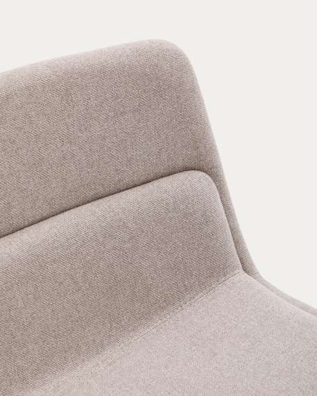 Zahara Стул со стальными ножками полиэстер бежевый