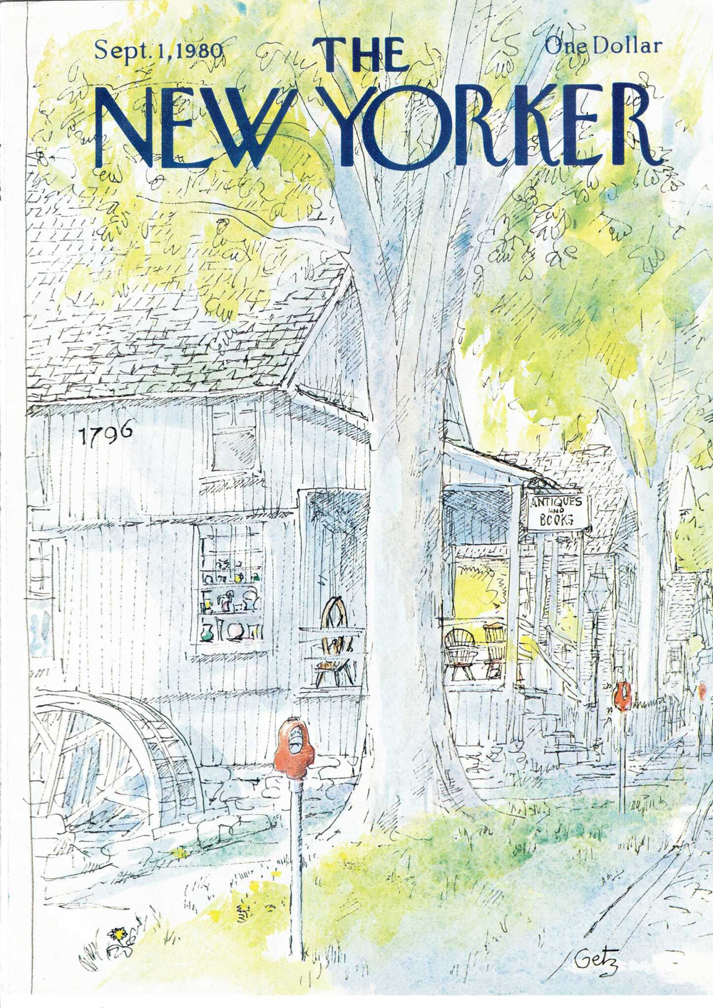 Журнал The New Yorker 01-09-1980, обложка