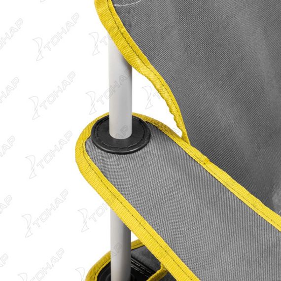 Кресло складное серый без чехла (T-HS-242-G-1) Helios (пр-во Тонар)