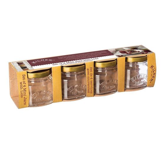 Набор из 4 баночек Kilner 55 мл