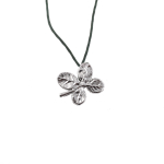 Колье лист Ester Bijoux Четырёхлистник LF13A-S BW