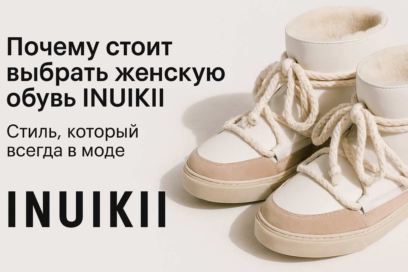 Почему стоит выбрать женскую обувь INUIKII ?