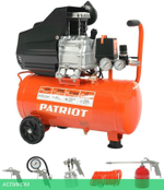 Компрессор Patriot EURO 50-260K оранжевый (525306316)