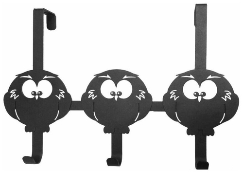 ВЕШАЛКА НАДВЕРНАЯ СОВЫ 3 КРЮЧКА ВНД33