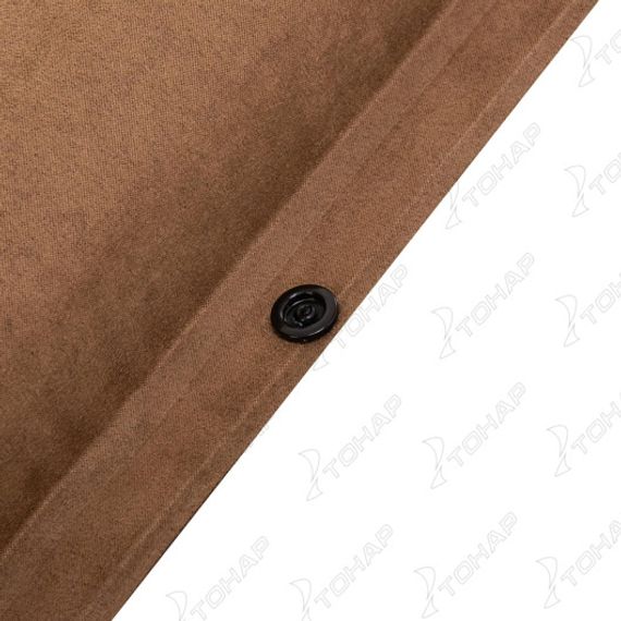 Коврик самонадув. 190x65x10 флок коричневый (N-010-B) NISUS