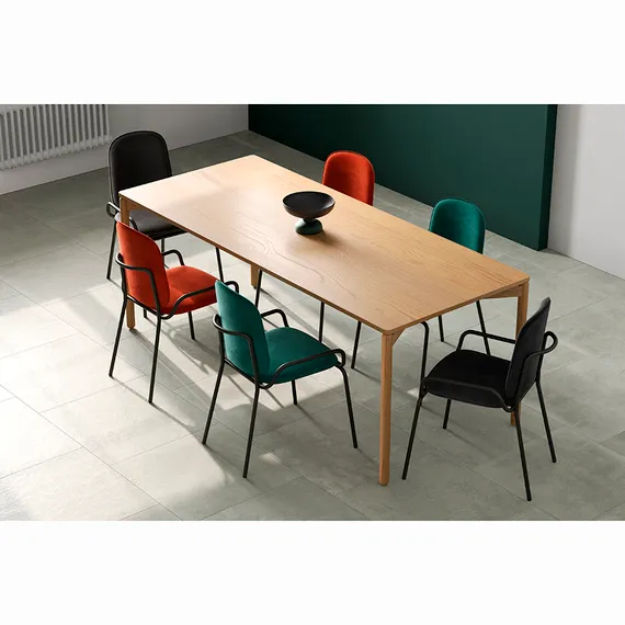 Стол обеденный saga, 85х200 см, ясень