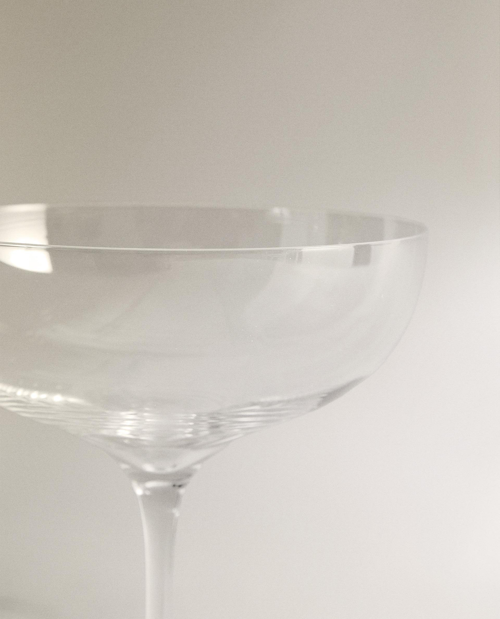 Zara Home бокал из стекла, цвет прозрачный, 14.4 см