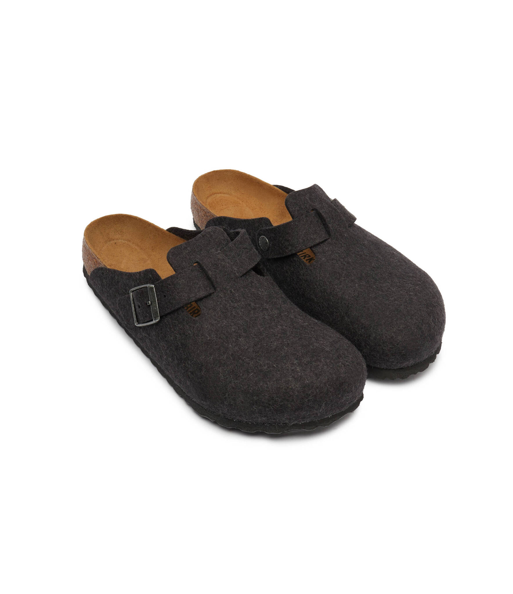 Хлопковое мюли Boston Birkenstock - серый(160371)