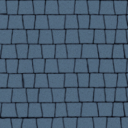 Тротуарная плитка АНТИК - Стандарт Синий, комплект из 5 видов плит