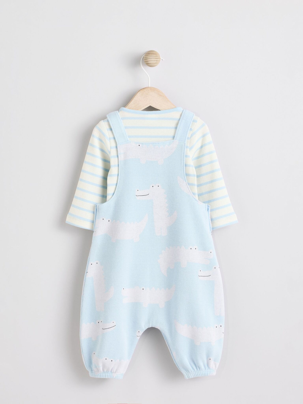 Комбинезон и боди в комплекте для малышей Next E47-394, Молочный, Голубой
