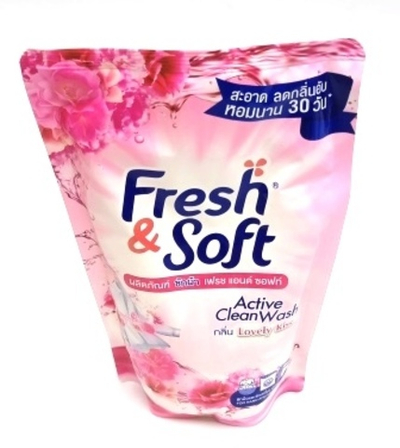 LION "Essence Fresh & Soft" Средство для стирки жидкое 400мл "Pink Elegance (мягкая