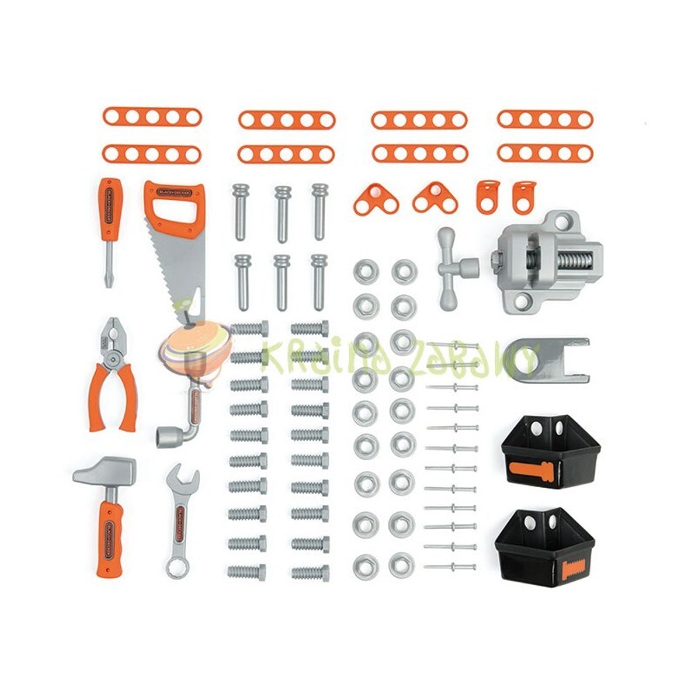 Игровой набор Smoby Детский верстак Black Decker Bricolo One 79 аксессуаров 360700 / артикул   360700  / GTIN 3032163607007