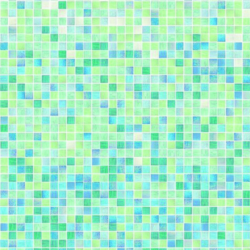 Панель ПВХ ВЕК фотопечать 3D глянец Мозаика Бирюза фон 2700х250 мм