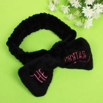 Повязка на голову «New collection Vostok - Не святая», цвет черный, розовый, голубой и сиреневый, 20*6см ( упаковка белый ZIP пакет )