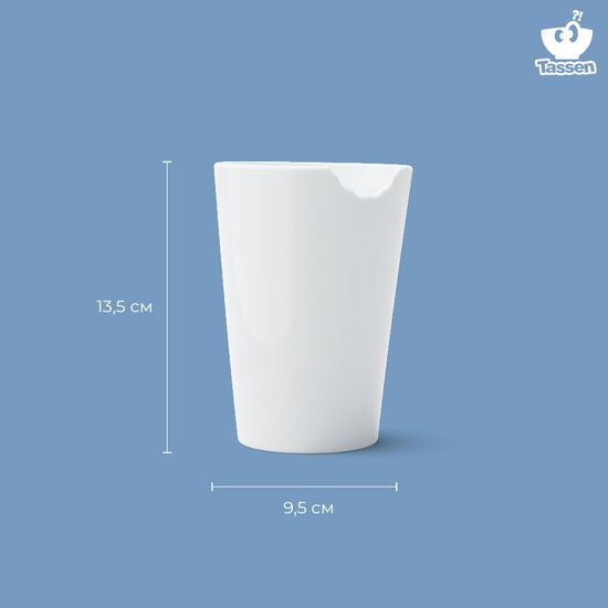 Кружка with bite, 400 мл, белая