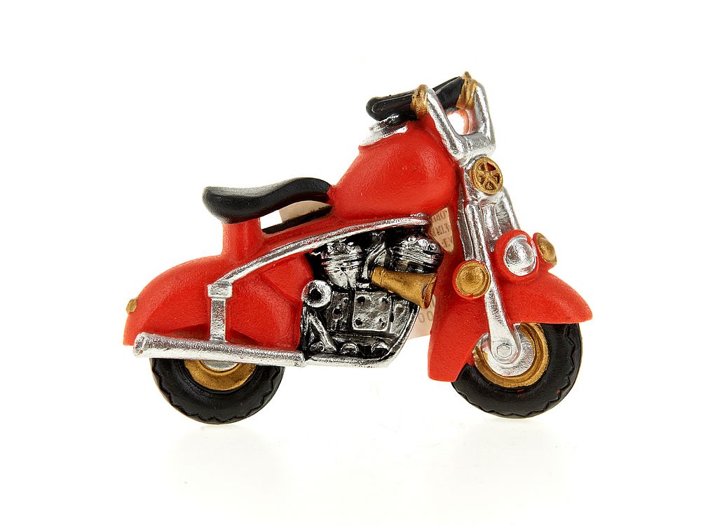 Фигурка декоративная (магнит) "Мото" 8*1,5*6см. (4вида) (min12) (полистоун) (транспортная упаковка)