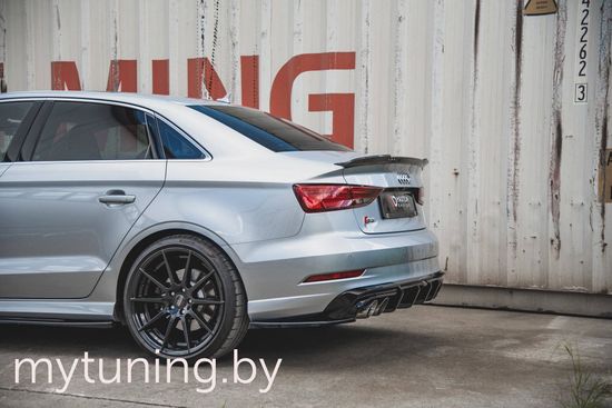 Сплиттеры бампера заднего боковые для AUDI S3 8V Sedan (16-20)