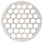 Пельменница, 37 ячеек, диаметр 245 мм (светло-бежевый)