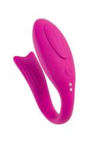 Вибратор для пар A-Toys by TOYFA Dolphy, силикон, розовый, 9,6 см