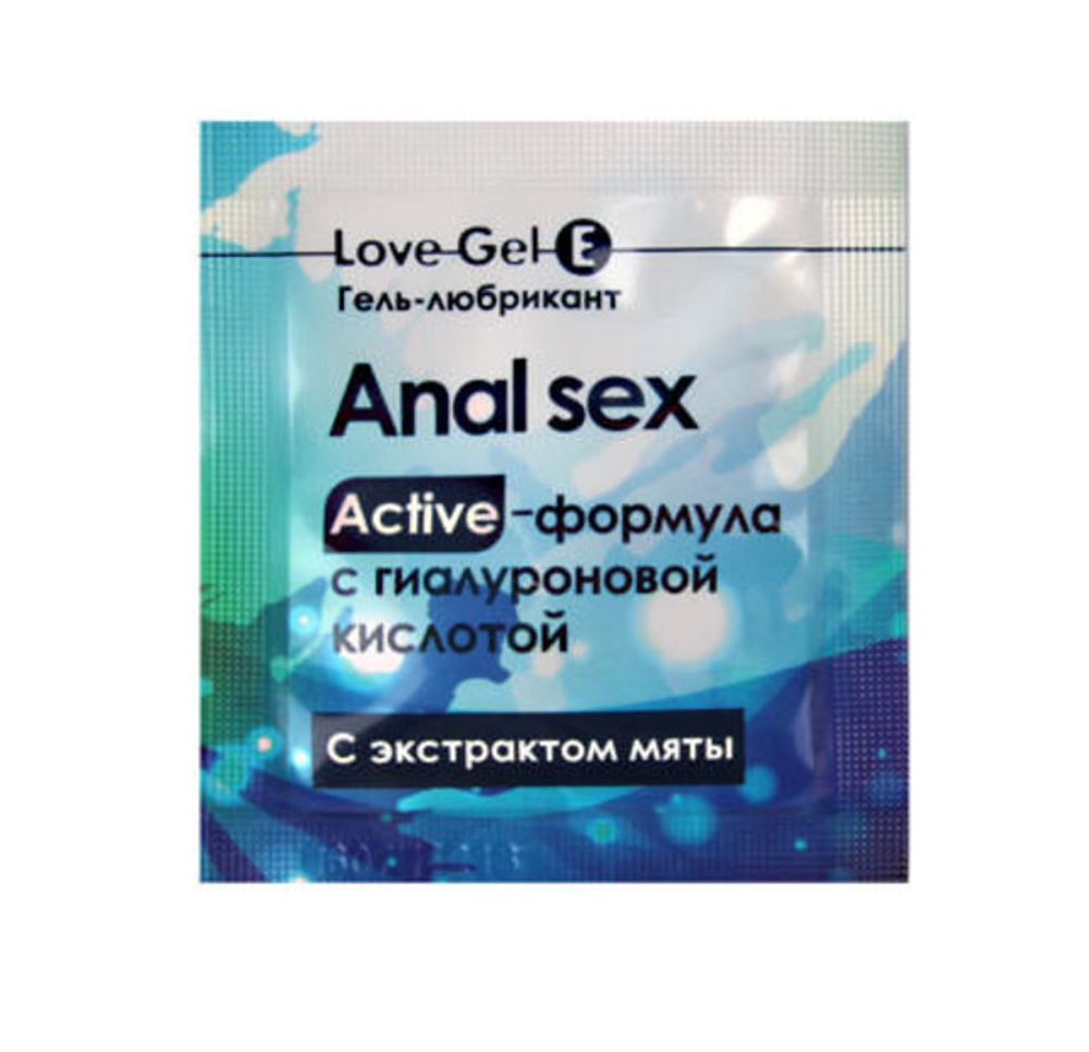Гель-лубрикант анальный на водной основе &quot;Lovegel E&quot; Extreme с экстрактом мяты, 4 г