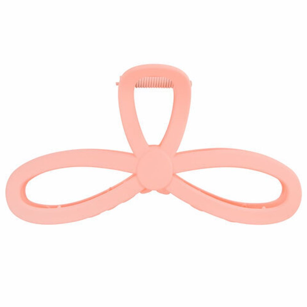 Краб для волос 12,5 см, soft-touch, розовый, MONTE VITA, 457011