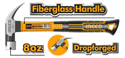 Молоток-гвоздодер 220 гр. INGCO HCHD0086 INDUSTRIAL