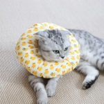 Воротник ветеринарный на кулиске «ЛЮБИМЫЙ БРО», уточки, р S, окружность шеи 13-22см (лейбл)