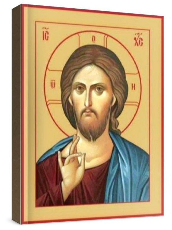 Спас Вседержитель (рукописная икона)