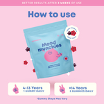 JoySpring, Mood Munchies, жевательные мармеладки, натуральные ягоды, 60 жевательных таблеток