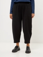 Брюки утепленные бананы с начёсом классические чёрный