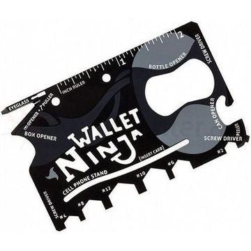 Мультитул кредитка Wallet Ninja 18 в 1