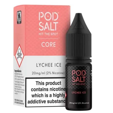 Pod Salt E-Liquid - Lychee Ice (2% nic, 10ml)